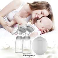 Real Bubee Electric Automatic Dual Breast Pump With 2 Baby Bottles