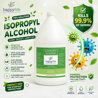 Isopropyl Alcohol 70% 1 Gallon (3.5L) – Antibacterial Antiviral FDA Approved Moisturizing Skin-Friendly with Pleasant Scent Deep Cleansing