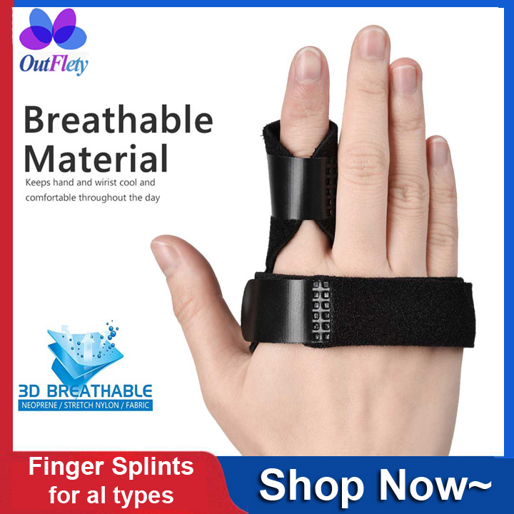 OutFlety Trigger Finger Splint - Full Hand and Wrist Brace Support ...