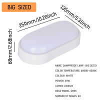 DINGDIAN LED 100-265V 16W/20W LED Light for Room Ceiling Ceiling Light for Bathroom Surface Mounted Dampproof Light Indoor Outdoor Corridor Lights