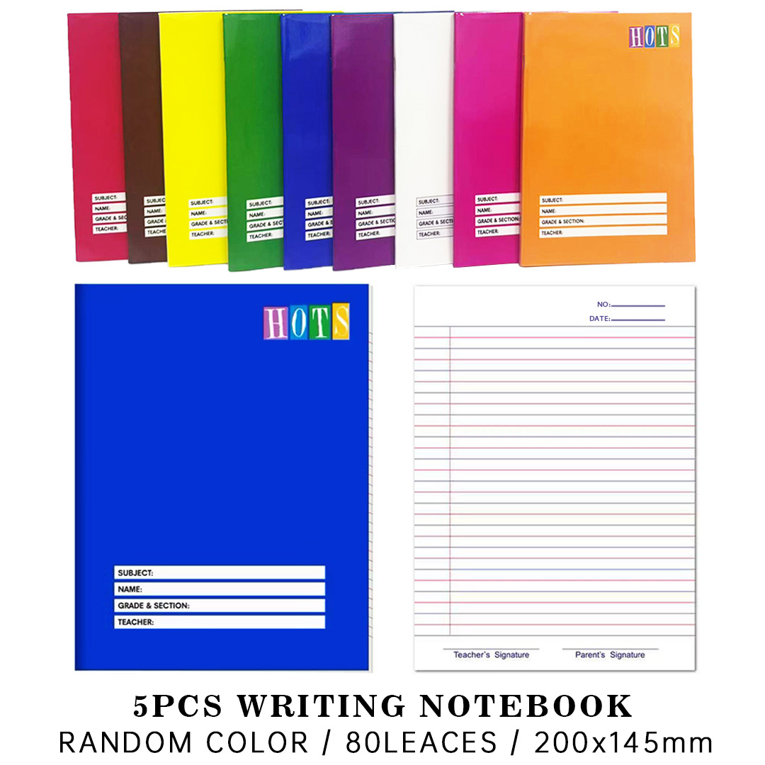 10pcs/Pack HOTS Writing Notebook 80Leaves Students Homework book thickened Writing book