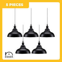 ESAER Iron Single Pot Ceiling Pendant Lights Retro Industrial Style Restaurant Shop Cafe Hot Pot Shop Bar Hanging Lamp Nordic Iron Retro Pendant Light