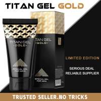 100% original Russian Titan Gel Gold Intimate Gel Sex Products for Adults Increased Male Potency Penis Enlargement Cream Big Dick Enhancer Men Enlarge Cream Time Delay Ejaculation Prevent Premature Long Lasting Stronger Harder Climax Orgasm 50ml