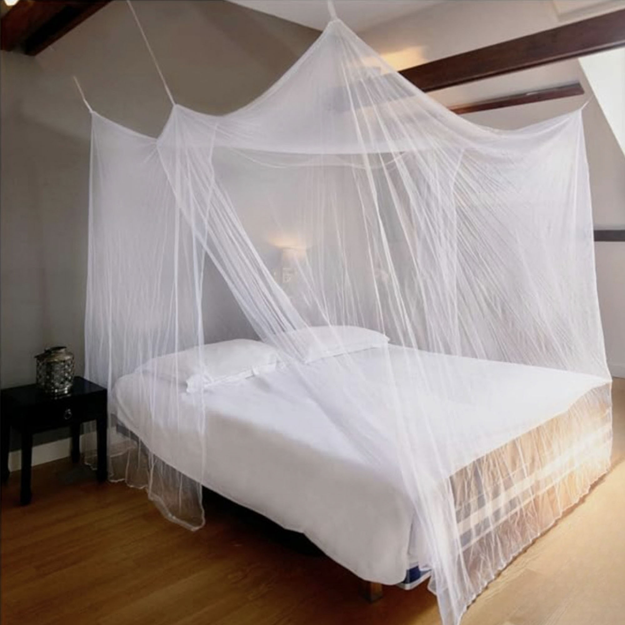 Soft Cotton Mosquito Net Kulambo Rectangular Bed Canopy with One Side Opening Single Family King Lazada PH