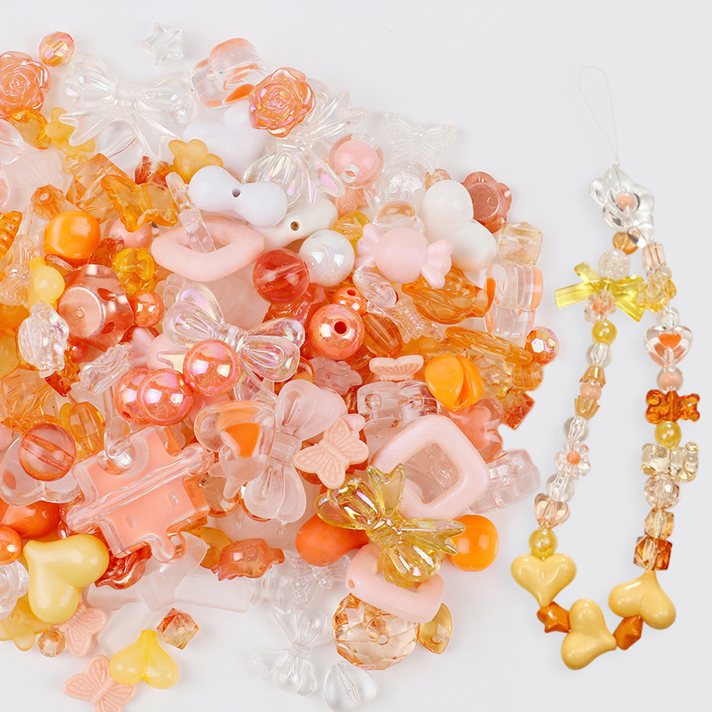 Manilago 20/50g Mixed Color Acrylic Beads Irregular Mixed material package For DIY Jewelry Making