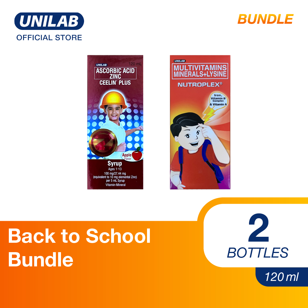 Back to School Bundle: Ceelin Plus Syrup 120mL + Nutroplex Syrup 120mL