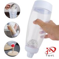 TwoL 1000ml Hand Batter Mixing Bottle Cupcake Waffles Pancake Batter Shaker Bottle Muffin Home Kitchen Tools