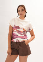 Plains & Prints Fadeka Extended Sleeve Top