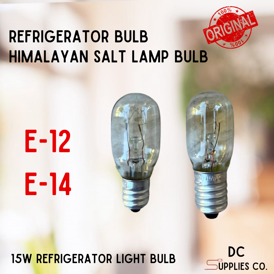 E12 E14 Refrigerator Light Bulb Himalayan Salt Lamp Light Bulb 15W E-12 E-14