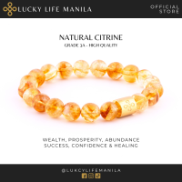 Classic Natural Citrine Bracelet | Wealth Abundance Prosperity and Good Luck