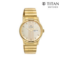 Titan Karishma Gold Stainless Steel Watch For Men TTN1580YM04