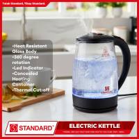Standard Electric Kettle SEK 2.0LG Glass with LED Lights 2L (1500 WATTS)