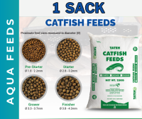 Tateh Surfer Floating Feeds for Catfish (Hito) in 25kg packaging.