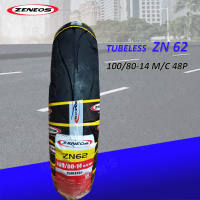 ZENEOS ZN62 RIM 14 Tubeless Tires ( 80/80-14  90/80-14  100/80-14  110/80-14  110/70-14  120/70-14  140/70-14  150/60-14 ( FREE Koby Tire Sealant and Pito )