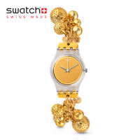 Swatch BOULE DOR LK349G Gold Stainless Steel Strap Watch