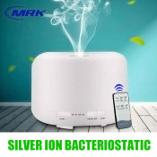 500ml Ultrasonic Air Humidifier with Remote Control and Essential Oil Diffuser