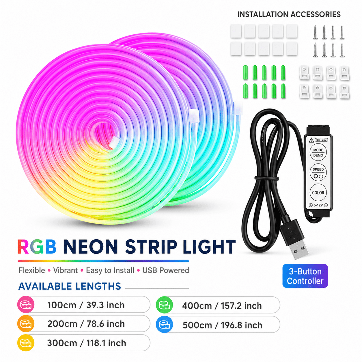 30M RGB Neon Strip Light Bluetooth Decor Light 24V Flexible Tape Cove Light for Ceiling Remote Control Strip Light