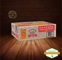 BUNDABERG GINGERBEER MINI CANS 200ML x 24s