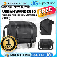 K&F Concept 10L Sling Crossbody Shoulder Camera Bag Splashproof 10 Liter Load Capacity fits 13″ Tablet or Laptop Padded Dividers for Travel DSLR Mirrorless Drones Lenses Action Cameras Photo and Video- Urban Wander 10 | JG Superstore