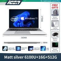 ICON Brand New Laptop Intel Win11 Intel Core 6100U 256G 512G Solid State Hard Disk 15.6-Inch HD Portable Student Office Business Game Laptop brand new original