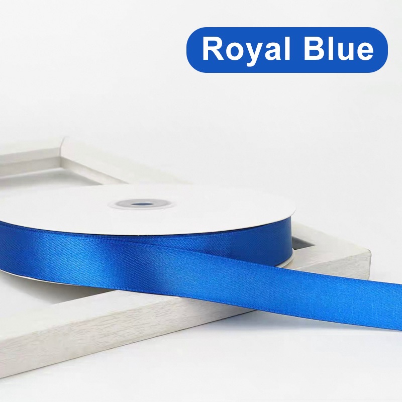 （50 Yards/Roll）1 inch Satin Ribbon Double Edge Decorative Packaging Gift Medal High Quality Ribbons