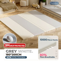 PlayPark Baby Playmat 4cm Thickened Mattress Large Foldable Waterproof Crawling Pad Non-Slip Safety Material