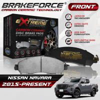 BrakeForce Extreme Carbon Ceramic Front Brake Pads For Nissan Navara 2015 Up To Present Model