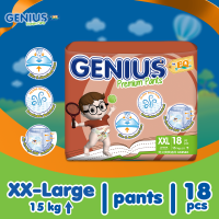 Genius Travel Pack XXL (above 15 kg) - 18 pcs x 1 pack (18 pcs) - Diaper Pants