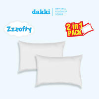 Dakki Zzzofty 2 in 1 White 20″x30″ King Pillow
