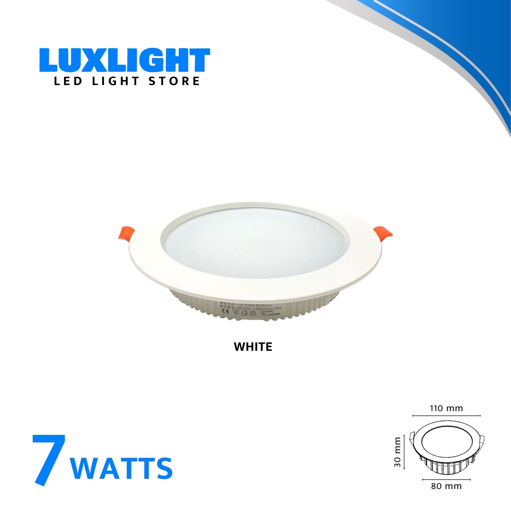 LED Recessed Downlight Pinlight Round Ceiling TRI COLOR and ENERGY SAVING QUALITY 3W-24W Aluminum Body