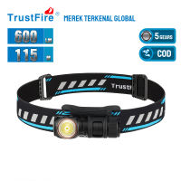 Trustfire MT15 LED Headlamps headlamps rechargeable 1000LM USB C Rechargeable Mini 16340 EDC Angle Head Flashlights MVP Optics with Magnet Tail Fishing