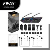 EJEAS Mesh8 Motorcycle Intercom Helmet Headset Bluetooth 5.1 Quick Pair Waterproof Up to 8 Riders