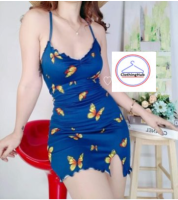 ClothingHub SLIT CRISS CROSS Dress Women clothing dress with butterfly Dress Sexy with choices korean facial mask