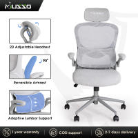 MUSSO C10 Ergonomic Chair 2D Headrest and Flip Armrest Ergonomic Office Chair