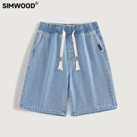 SIMWOOD soft denim shorts Men and Women Above the knee Cotton Menswear Casual