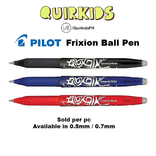 Pilot FriXion Ball Erasable Rollerball Pen - 0.7mm 0.5mm