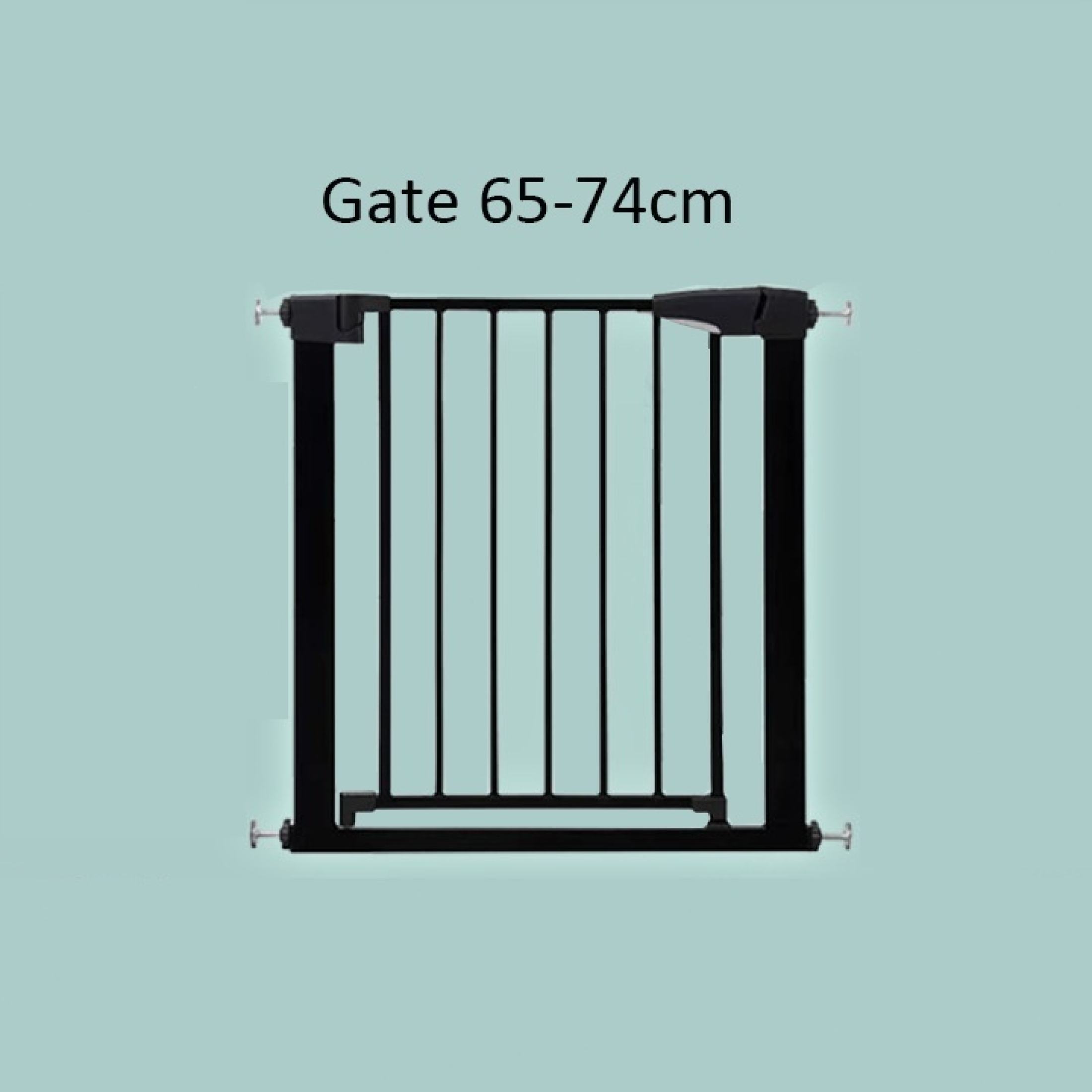 PaPaPet Baby Safety Gate Fence Guard For Baby Child Stairs Dogs Pets with auto-close feature for doorway safety 3-locked Pagar Katil