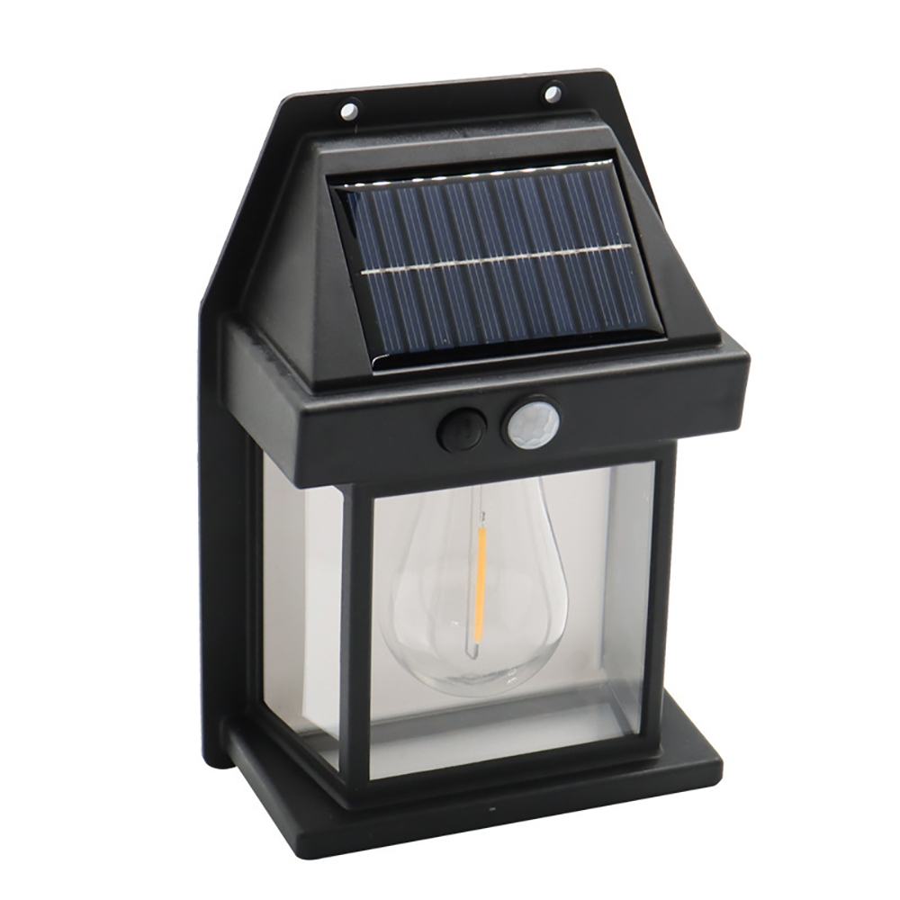 2pcs Solar Outdoor Lamp Emergency Lighting Wall Light Body Sensing Night Bulb Garden Courtyard Night Lamp