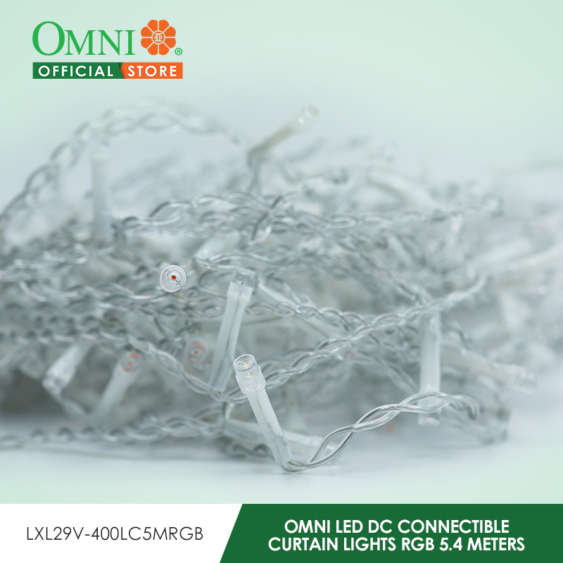 OMNI LED DC Connectible Curtain Christmas Lights - LXL29V-C