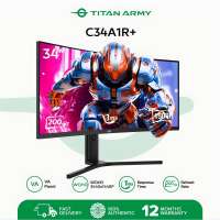 Titan Army C34A1R+ 34 VA 200Hz 1ms WQHD 3440X1440 1500R Curved Gaming Monitor 99% sRGB HDR400 Low Blue Light