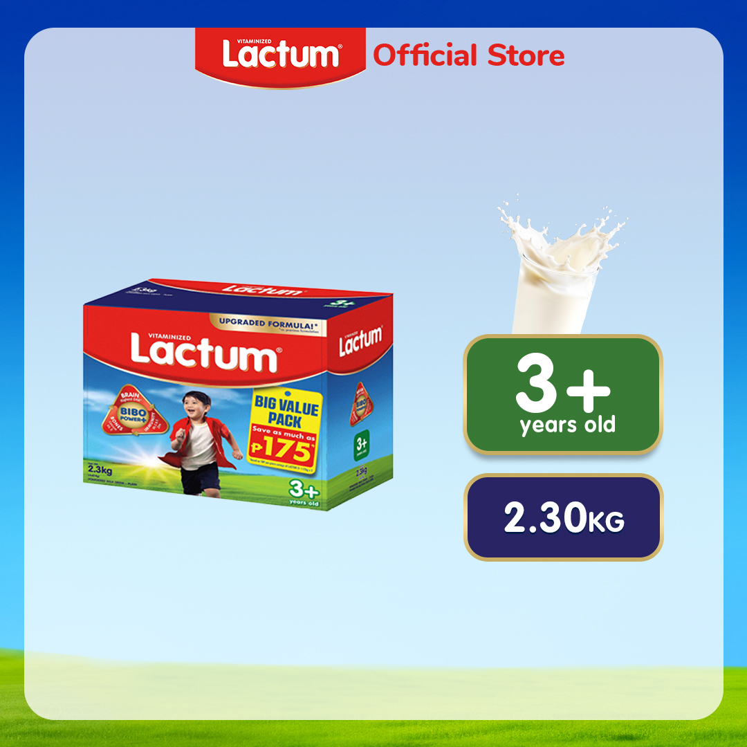 Lactum 3+ Plain Powdered Milk Supplement Drink for Children / Kids 3+ Years Old