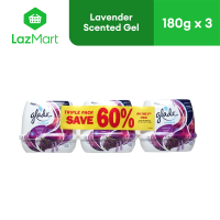 Glade Scented Gel Lavender 180g TRIPLE PACK