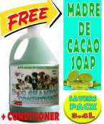 Madre de Cacao 1-gallon Shampoo + Conditioner for Dogs & Cats