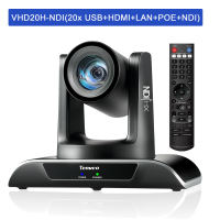 Tenveo PTZ Camera VHD20H 20X Optical Zoom 1080P 60FPS AI Auto Tracking HDMI/LAN/USB3.0 PoE IP Video Conference Camera Work with OBS Zoom Teams vMix for for Business Meeting Church Live Streaming and Education