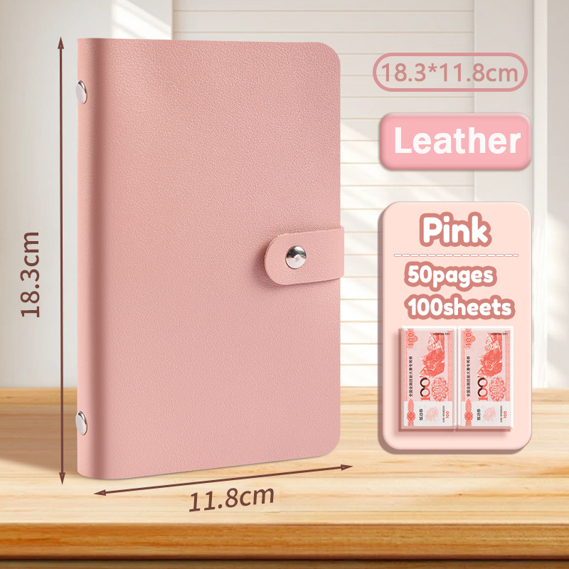 100 Days Envelope Savings Challenge Budget Binder Money Savings Notebook Cash Storage Book Money