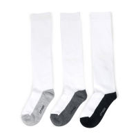 CityKids Knee High 2-Tone School Socks (Assorted - Pack of 3)