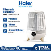 Haier US101 Ultrasonic Air Humidifier Aromatherapy Diffuser Smart Sterillizing Bedroom Intelligent Touch Control 3.5L Capacity