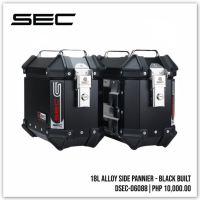 SEC Topbox 18 Liters Top Box for Motorcycle Alloy Side Pannier - Motobox (DSEC-06088)