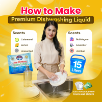 Wise Cleaner Premium DIY Dishwashing Liquid Kit 15-16L for Home Refill and Negosyo