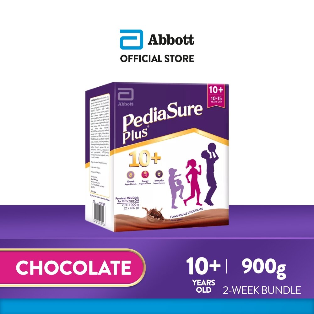 Pediasure Plus 10+ Chocolate 900g for Adolescents 10-15 Years Old Powdered Milk Drink